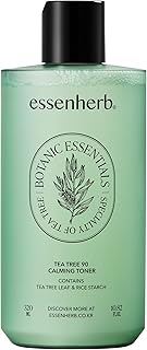 Tea Tree 90 Calming Toner | Vegan | Real Tea Tree | Sebum Control | Mild Formula, Korean Skincare (320ml, 10.82oz)