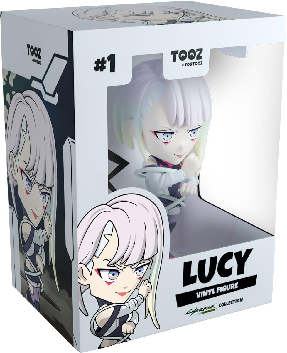 YouTooz Cyberpunk Lucy 4.6" Inch Vinyl Figure, Collectible Lucy Figurine from Anime Cyberpunk: Edgerunners Cyberpunk Collection