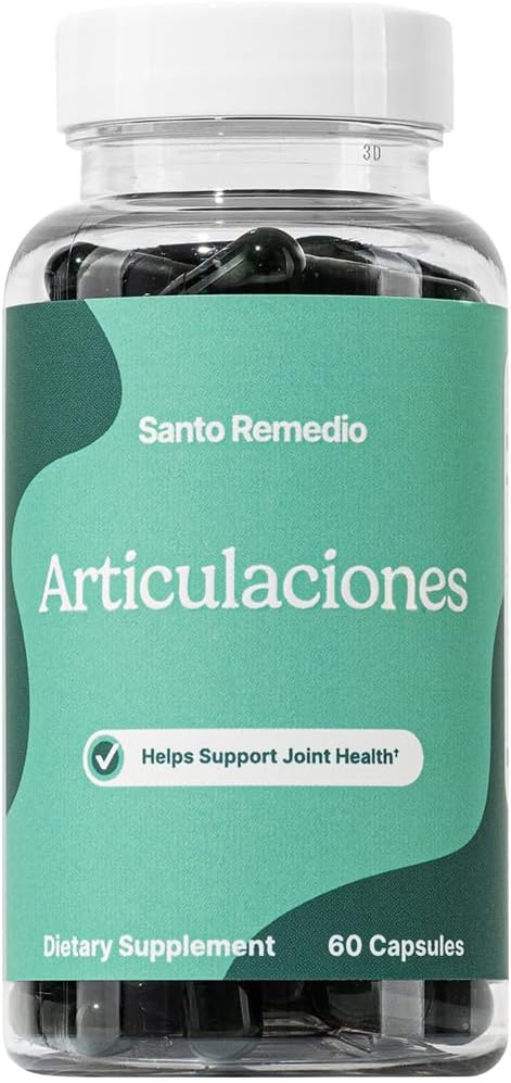 Santo Remedio Articulaciones, Joint Health Support, Promotes Joint Comfort and Function, Contains Clinically Proven Ingredients, TamaFlex™, 30 Servings