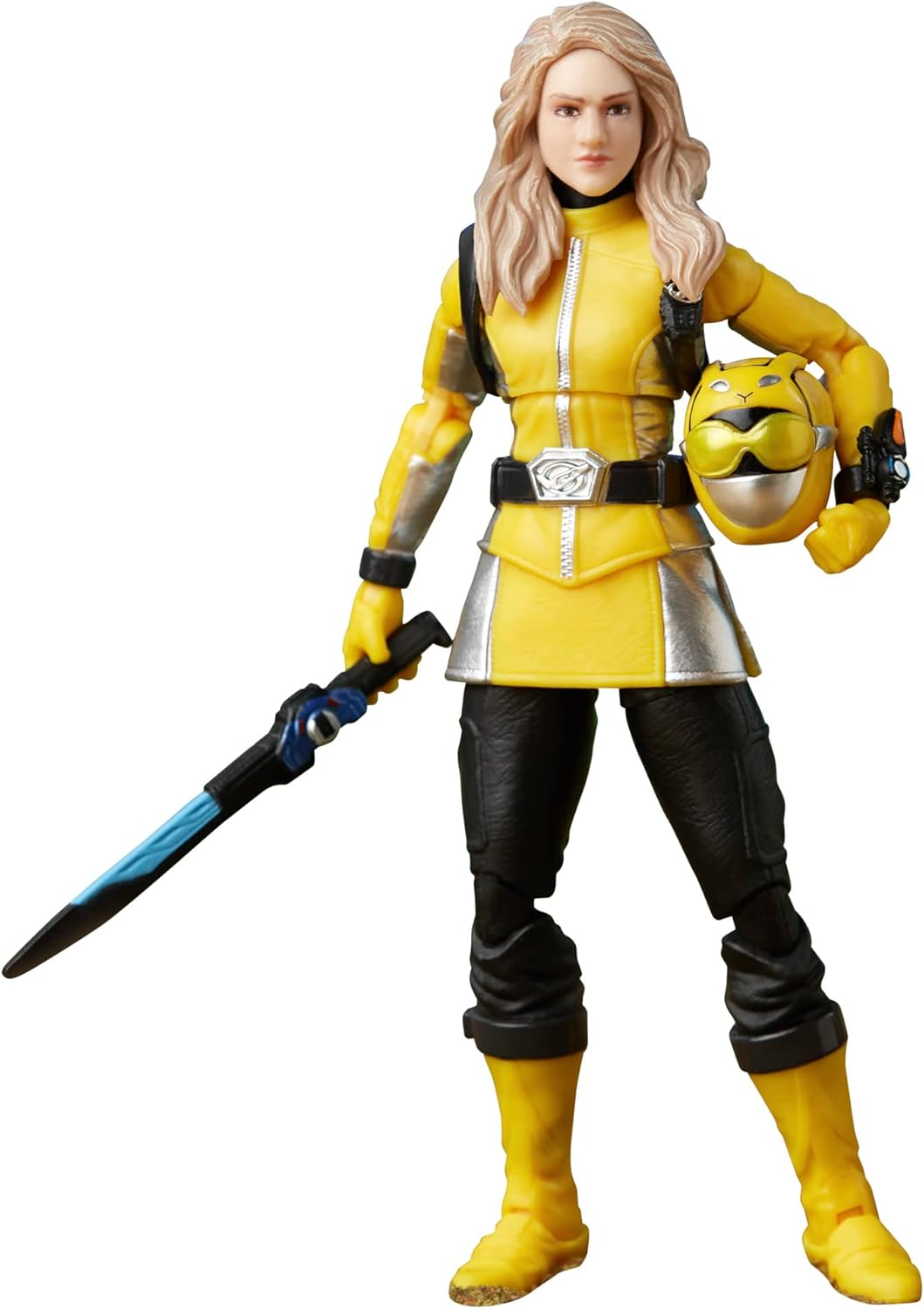 Power Rangers Lightning Collection Beast Morphers Yellow Ranger 6-inch Scale Action Figure, Toys and Action Figures for Kids Ages 4 and Up