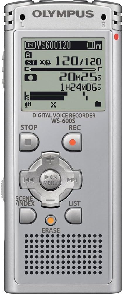 Olympus WS-600S Digital Voice Recorder 142610 (Silver)