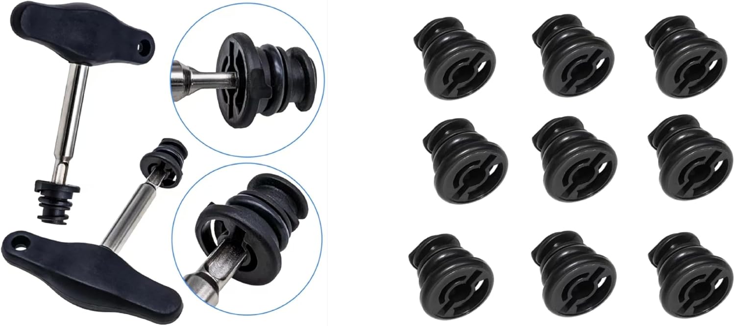 Oil Drain Plug Removal Tool, 9 PCS Oil Drain Plug, Compatible with Volkswagen 1.8L 2.0L, Audi A3 A4 A5 A6 Q7 S3 TT, Volkswagen Beetle, Golf/GTI/Sportwagen/Passat, Tiguan