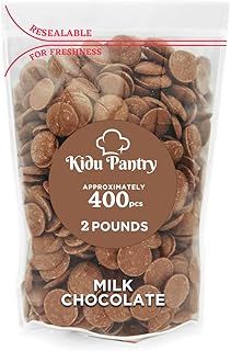 Kidu Pantry Melting Chocolate Wafers Bulk In Resealable Bag (Milk)