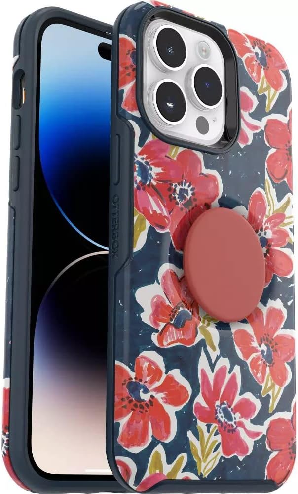 OtterBox + Pop Symmetry Series Case for iPhone 14 Pro Max (Only) - Non-Retail Packaging - Flowerrama