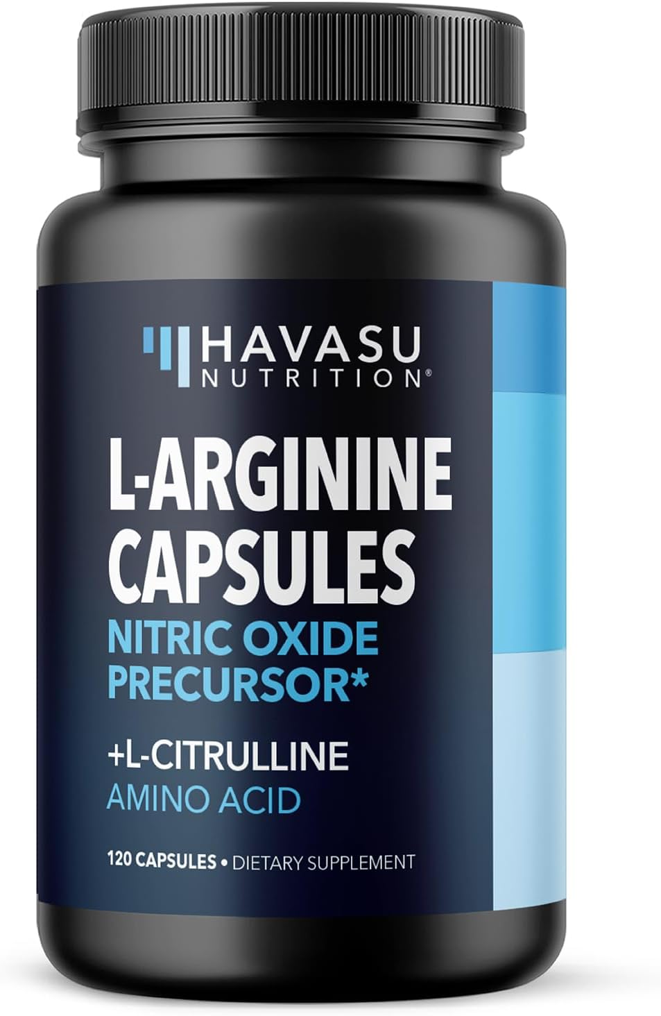 L-Arginine Capsules with L-Citrulline - Nitric Oxide Supplement - L Arginine and L Citrulline Blend - 120 Count - Vegan, Non-GMO Capsules for Performance, Endurance and Muscle Support - 2 Month Supply