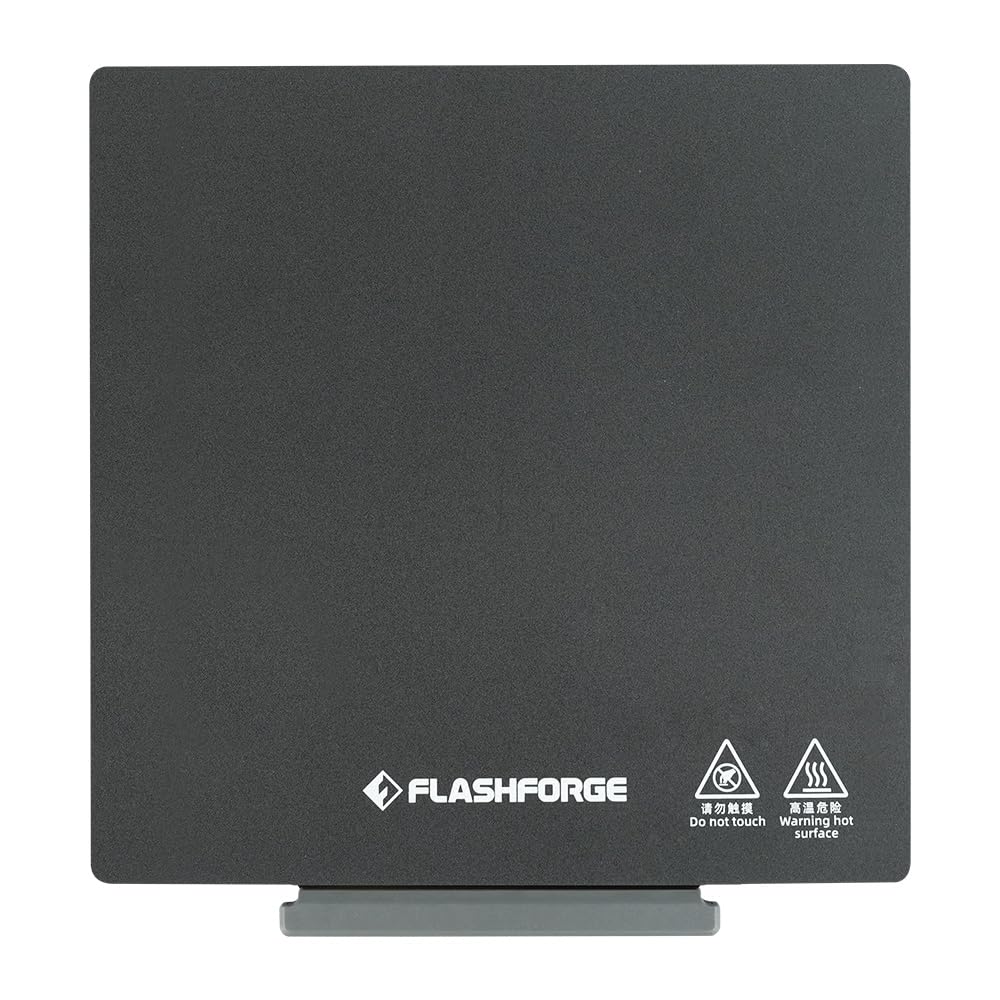 FLASHFORGE Adventurer 5M/ 5M Pro 3D Printer High Temperature PC Plate, Upgrade Magnetic Flexible PC Sticker Sheet Print for ABS/ASA/PC Materials Perfectly