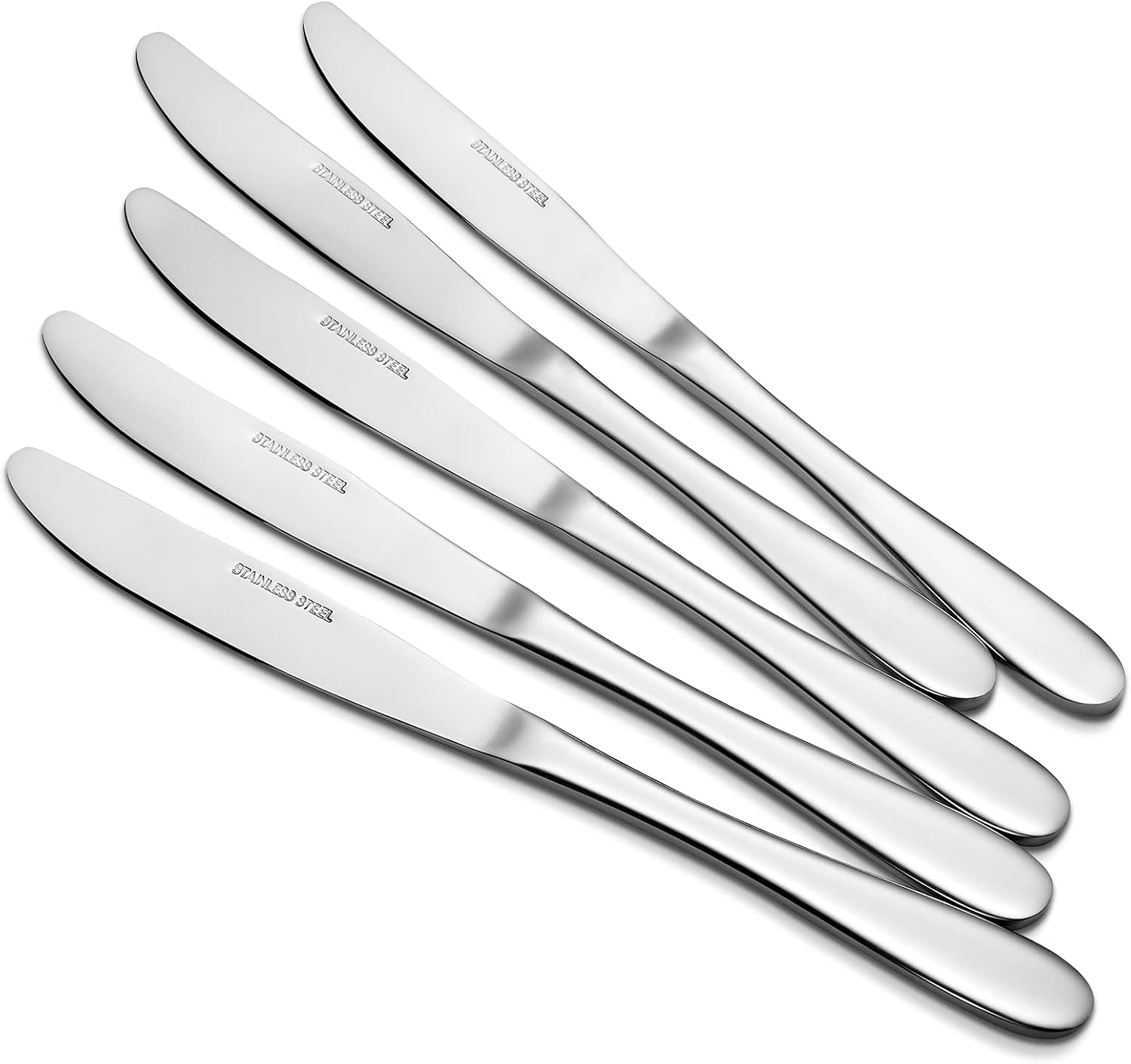 16-Piece Stainless Steel Table Knives,Dinner Knives Set,9.1-Inch (16-Piece)