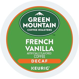 Green Mountain French Vanilla DECAF Flavored Coffee 1 Box of 24 K-Cups