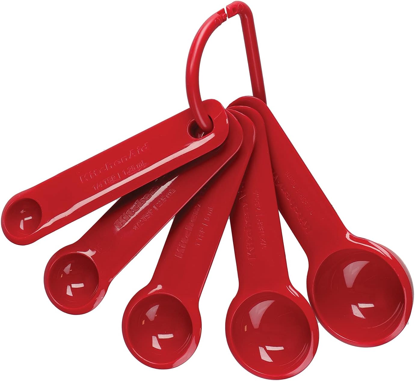 KitchenAid Universal Measuring Spoon Set, Empire Red