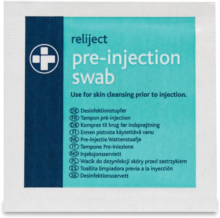 Reliance Medical 742 Isopropyl Pre-injection Wipe (Pack of 100)