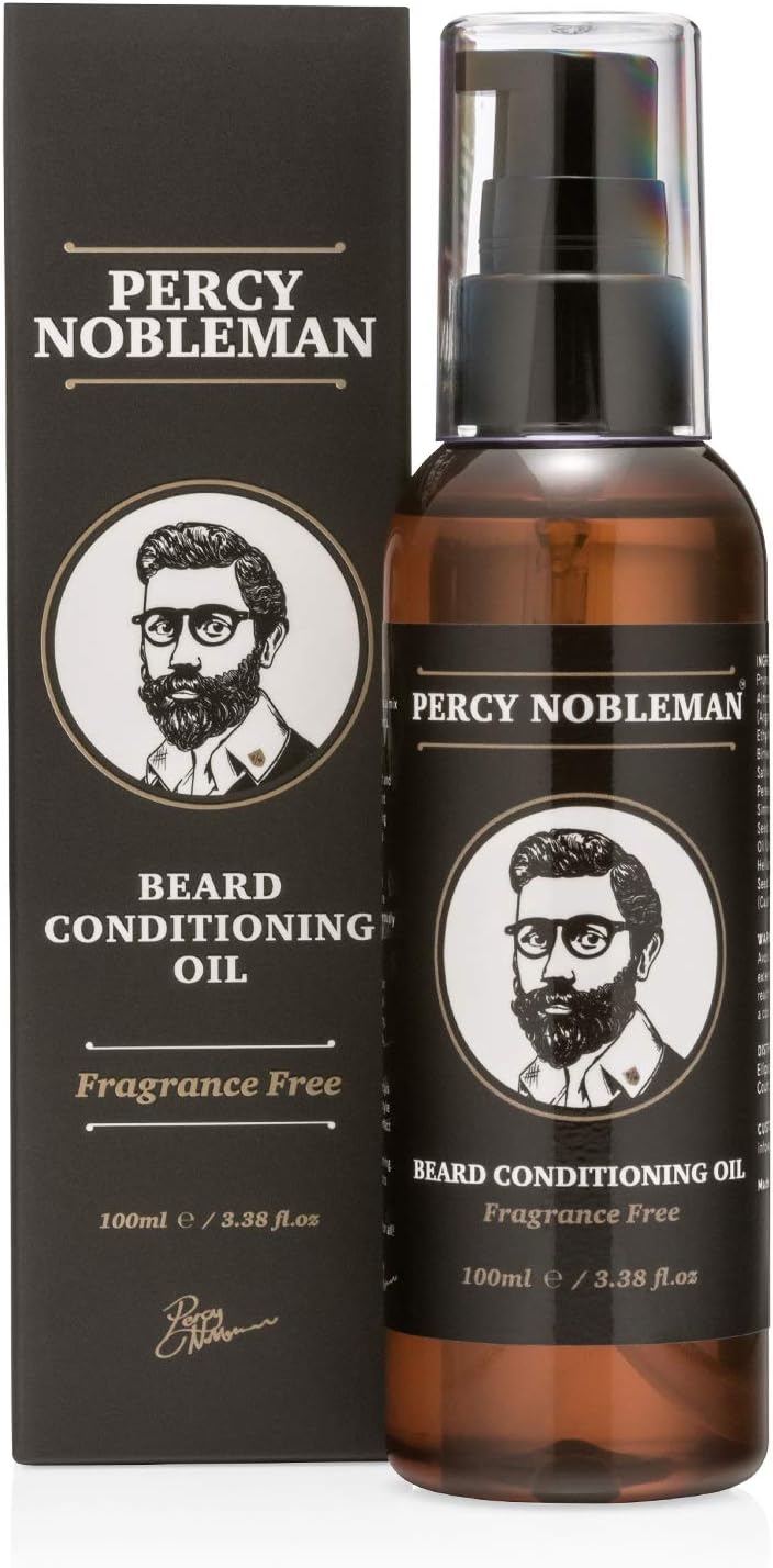 Beard Oil - Beard Conditioning Oil by Percy Nobleman - A Beard Softener and Deep Conditioner For Men (100ml)