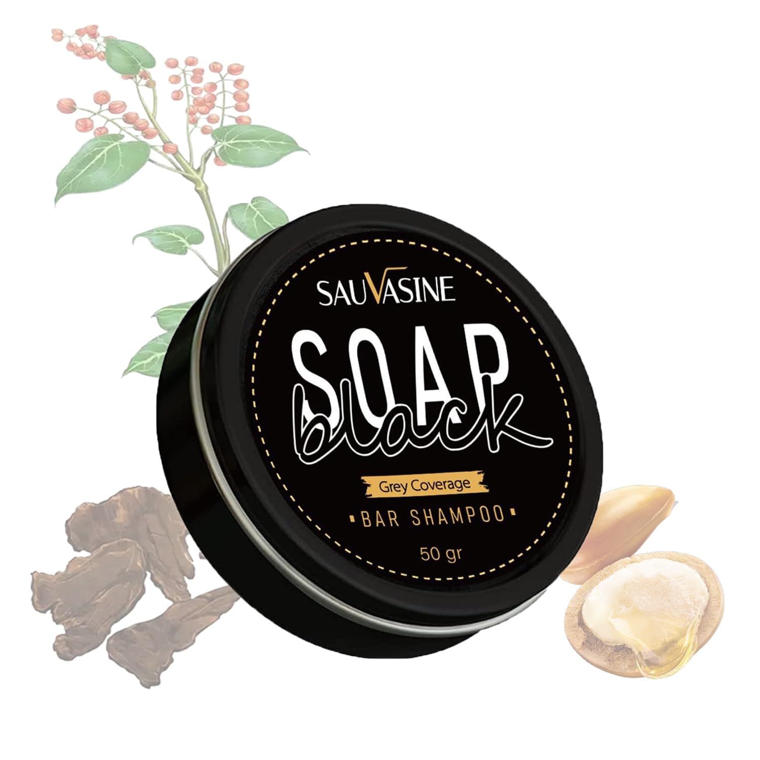 Gray Hair Reverse Shampoo Bar，Black Hair Soap for Deep Clean the Scalp Grey for Unisex Shampoo Soap for Women and Men