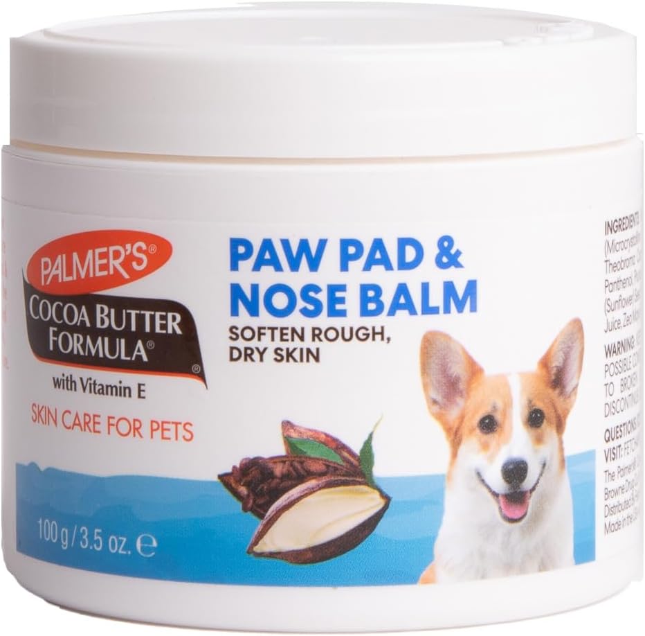 Palmer's for Pets Cocoa Butter Fragrance Free Paw Pad & Nose Balm for Dogs - Dog Skin Soother Balm, Dog Paw Balm for Dry Skin & Pads - Palmer's Cocoa Butter Formula with Vitamin E for Pets