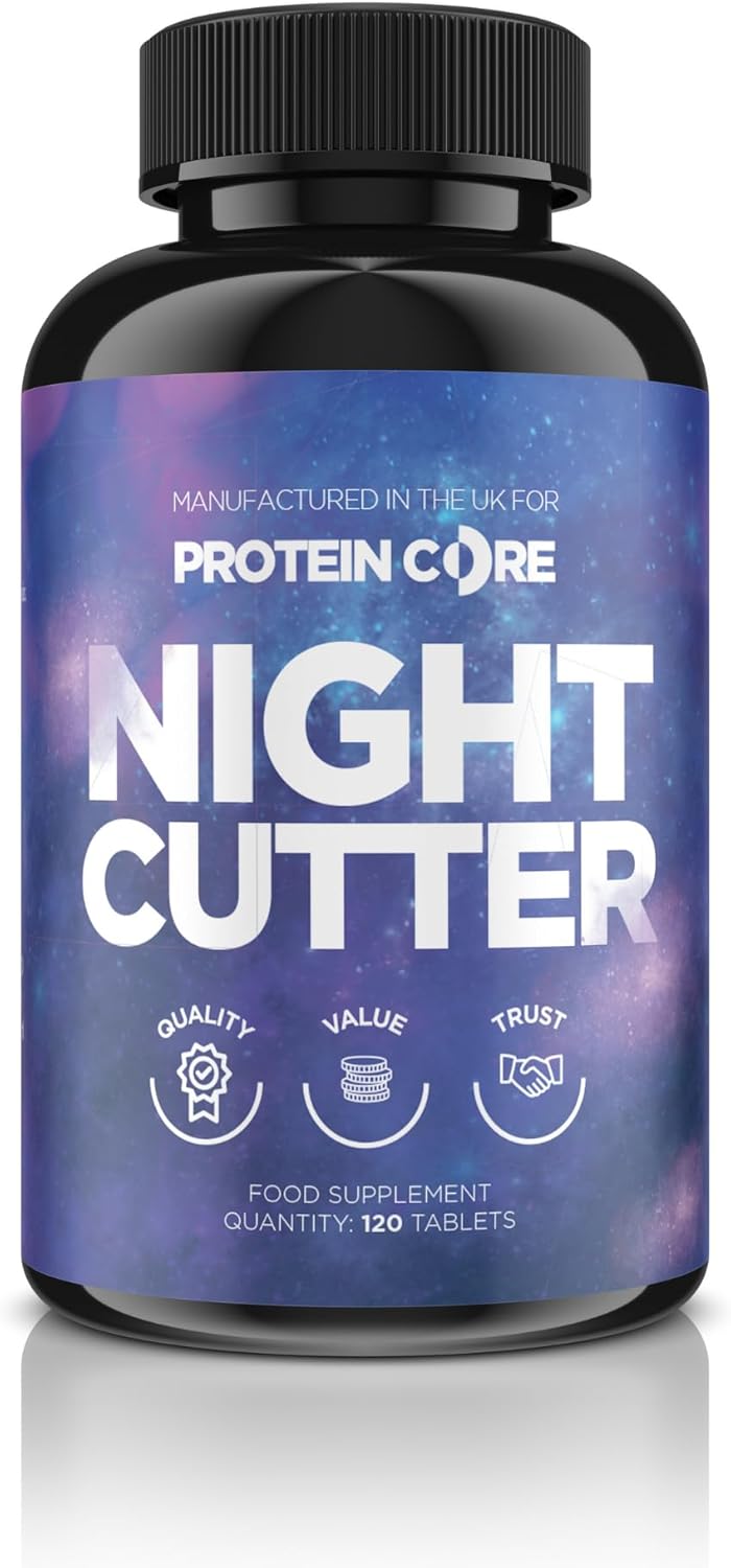 Night Cutter Fat Burner Tablets Fast Weight Loss Tabs Non-Stimulant Lose Weight Management Quick Pills - UK Made - 2 Months Supply (120)