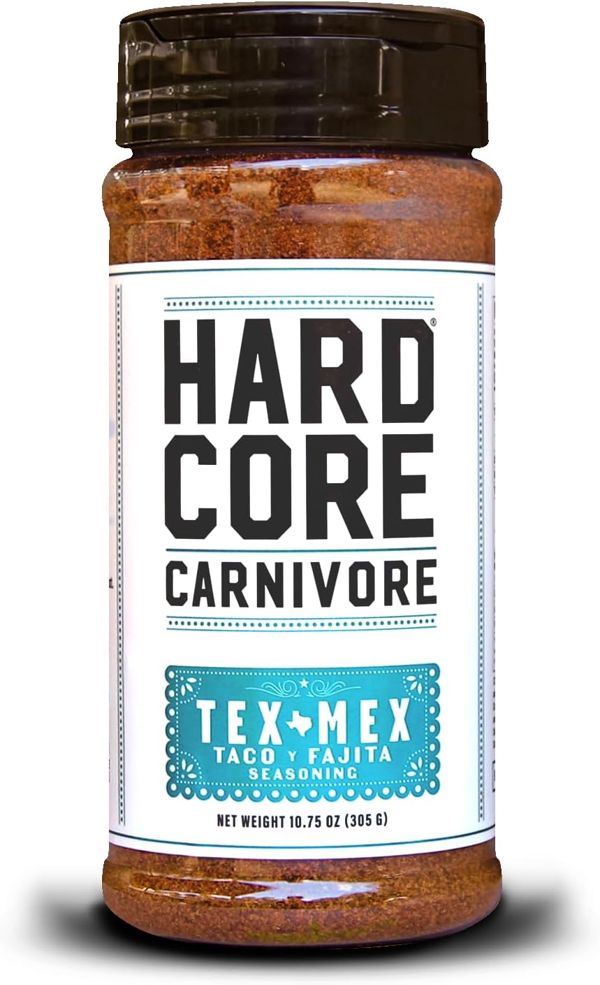 Hardcore Carnivore Tex Mex: Taco and Fajita Seasoning (Large Shaker)