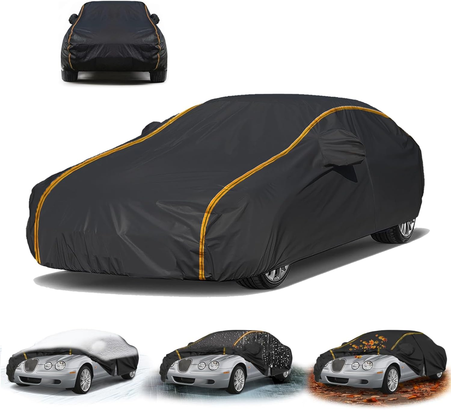 Car Covers Waterproof Breathable for Lincoln Nautilus 2022-2025,Car Cover Outdoor,Sun And Rain Protection with Zip