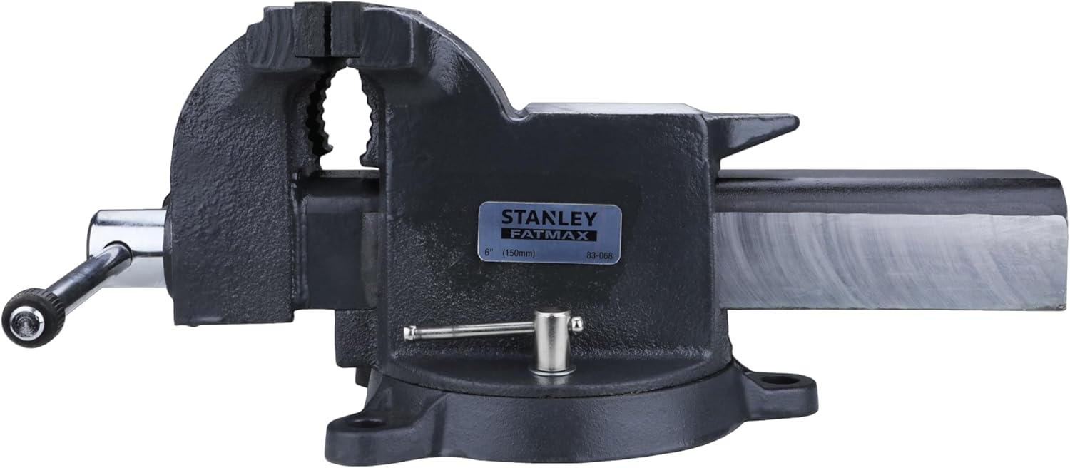 Stanley 183068 MaxSteel Heavy-Duty Bench Vice 150mm 6-inch, STA183068