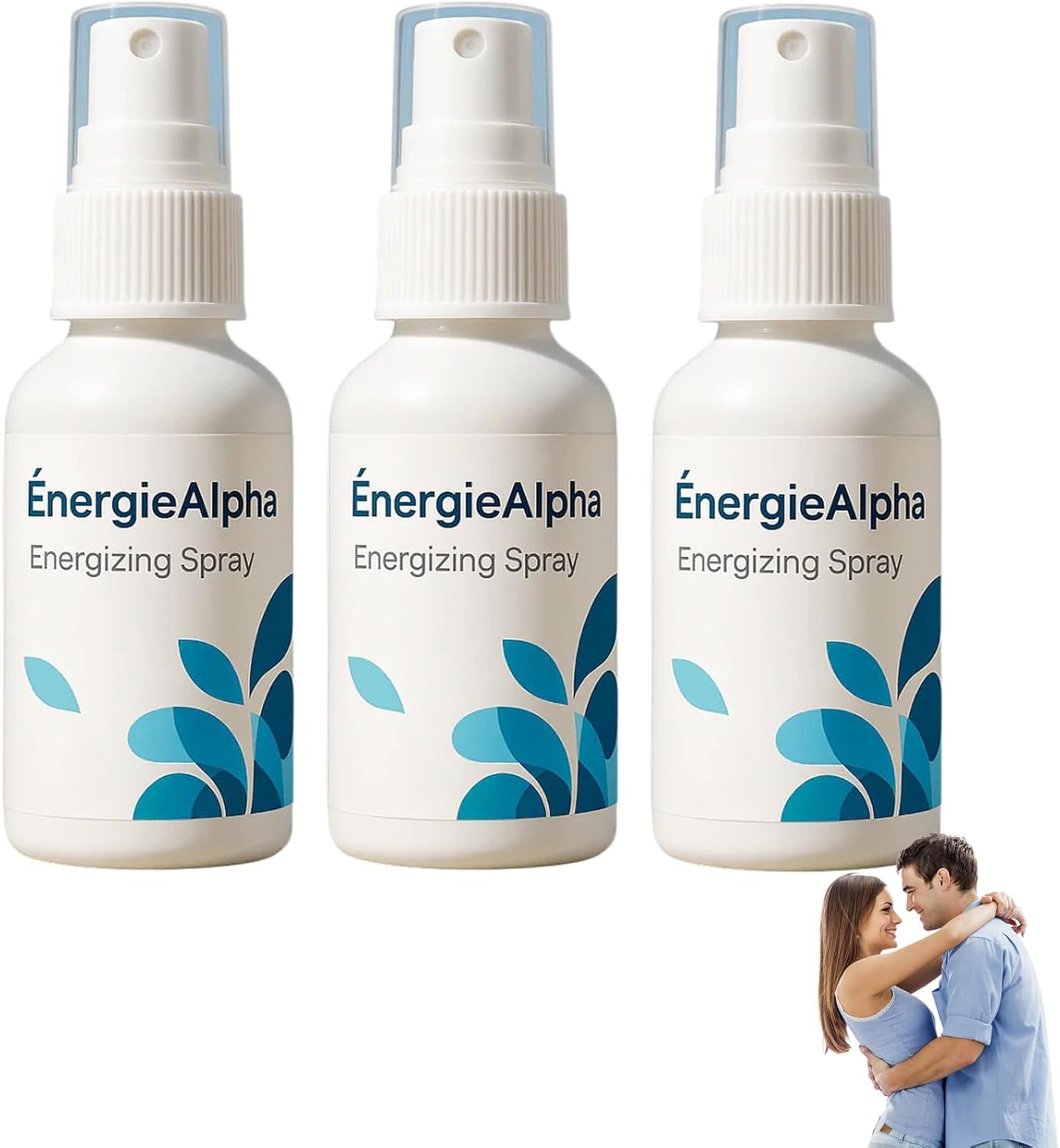 Energie Alpha Men's Spray, Energizing Spray, Delay Sprayer for Long Last Men, Enhance Masculine Charm with Fast-Acting Results (3pcs)