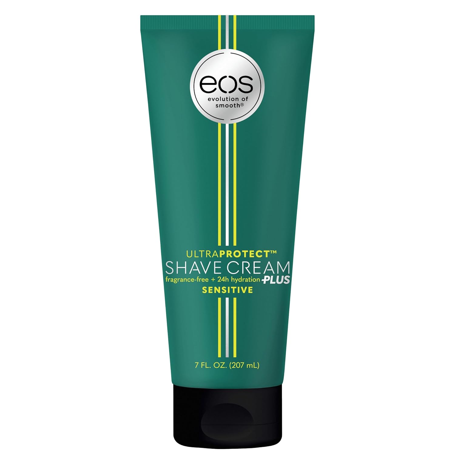 eos UltraProtect Men’s Shave Cream- Sensitive, 24-Hour Hydration, Unscented, Non-Foaming Formula, 7 fl oz
