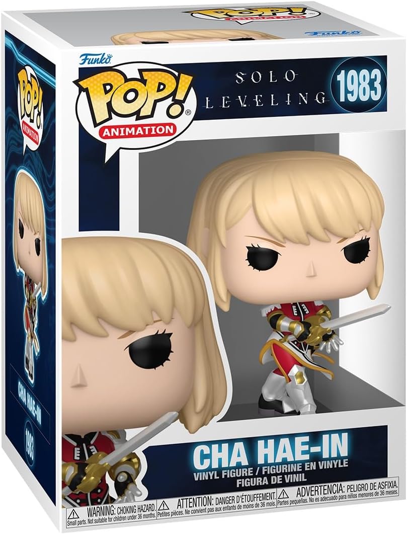 Funko Pop! Animation: Solo Leveling - Cha Hae-In - Collectable Vinyl Figure - Gift Idea - Official Merchandise - Toys for Kids & Adults - Anime Fans - Model Figure for Collectors and Display
