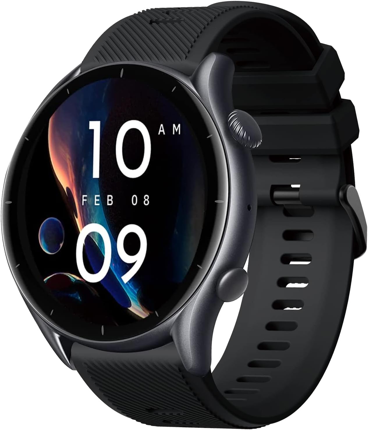 Silicone Strap for Amazfit - 22mm Sport Replacement Straps for Pace, Stratos, GTR & GT 2/3 Series & Huawei Watch GT 2/3 Pro