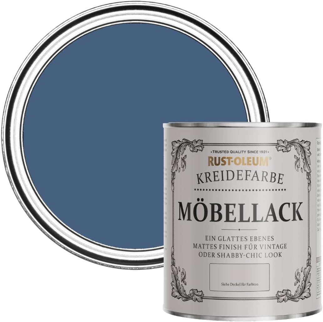 Rust-Oleum Blue Upcycled Furniture Paint in Chalky Finish - Ink Blue 750ml