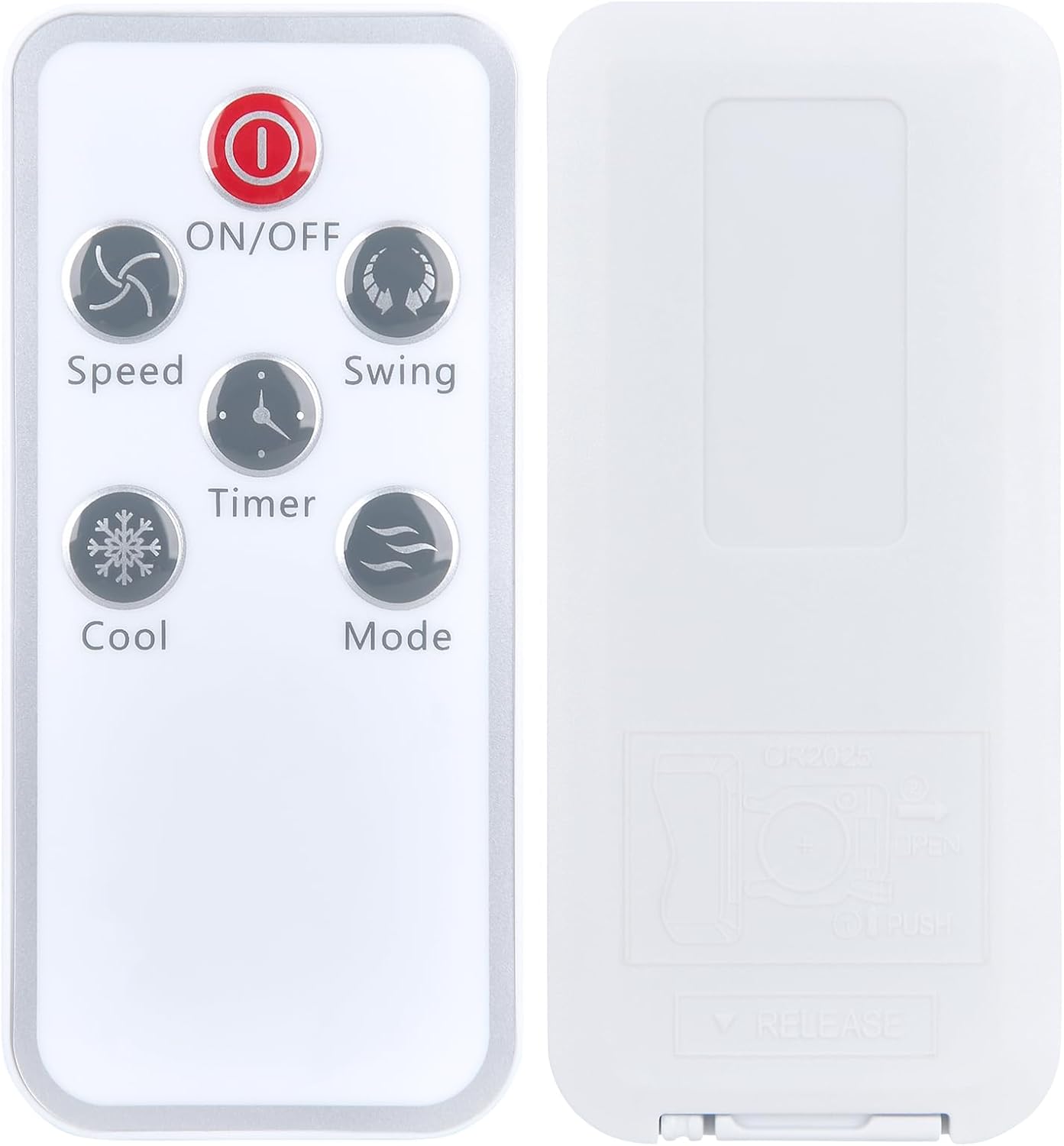 TCNOUMT New Replacement Remote Control fit for COSTWAY Evaporative Air Cooler, 3 in 1 Cooling Fan and Humidifier (please make sure your original remote control is the same as the main image we listed)