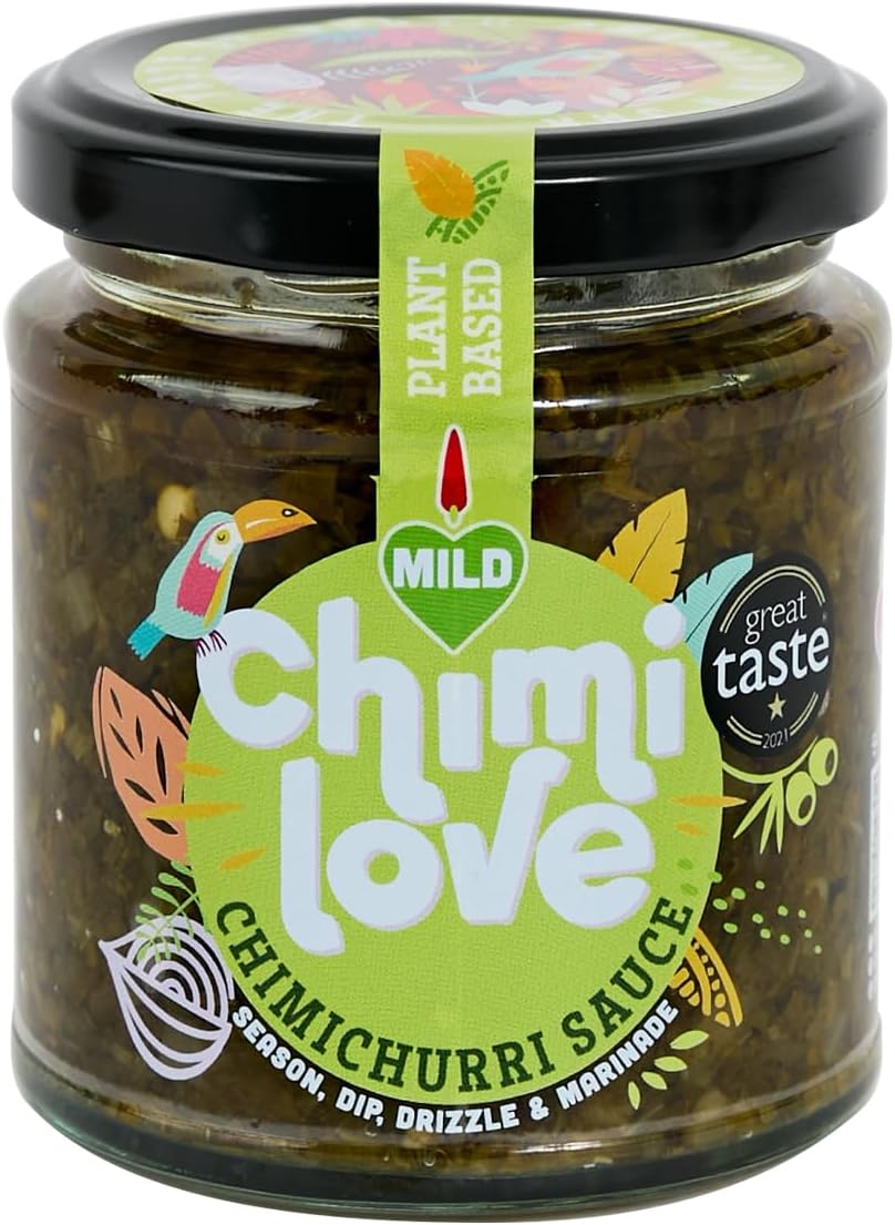 Chimilove - Chimichurri Mild Sauce 190ml – Classic South American Flavours with a Smooth & Herby Taste