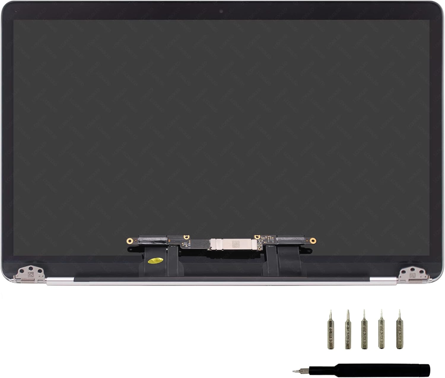 LCDOLED Replacement for MacBookPro17,1 MacBook Pro 13" M1 2020 A2338 EMC 3578 MYD83 MYD92 MYDA2 MYDC2 13.3 inches 2560x1600 Full LCD Screen Complete Top Assembly (Silver)