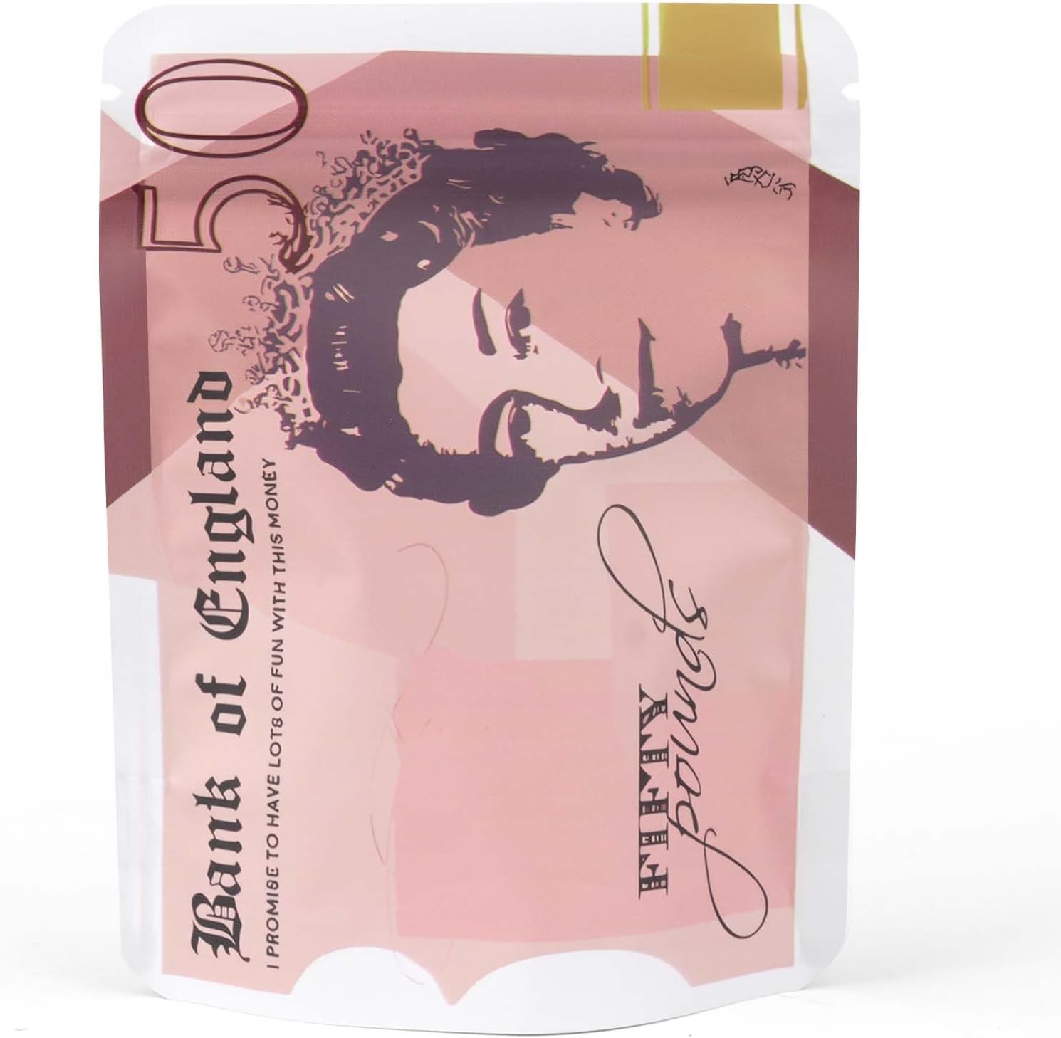 100Pcs Cali Packs 3.5g, Mylar Bags 3.5g, Resealable Cali Packs Bags for Snacks, Jewelry, Spice Samples, Small Ziplock Storage Bag (9x12cm)