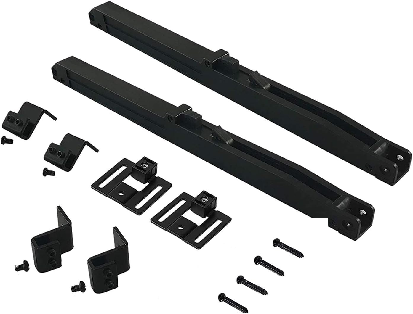 2PCS Sliding Door Hardware Kit Barn Door Soft Close Mechanism Spring Buffer Damper Upgraded Hole-Free Version for Door Weight 70-160 Pounds Adjustable Door Stoppers, Actuator Spacers