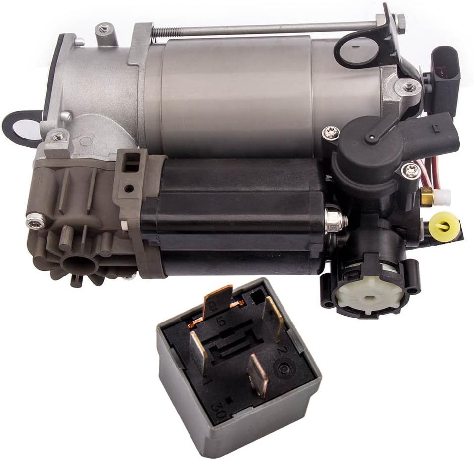 Air Suspension Compressor Pump w/Relay for Mercedes-Benz S430 S500 S600 S55 AMG E320 E350 E500 E500 2000-2009 W220 W211 W219 2113200304