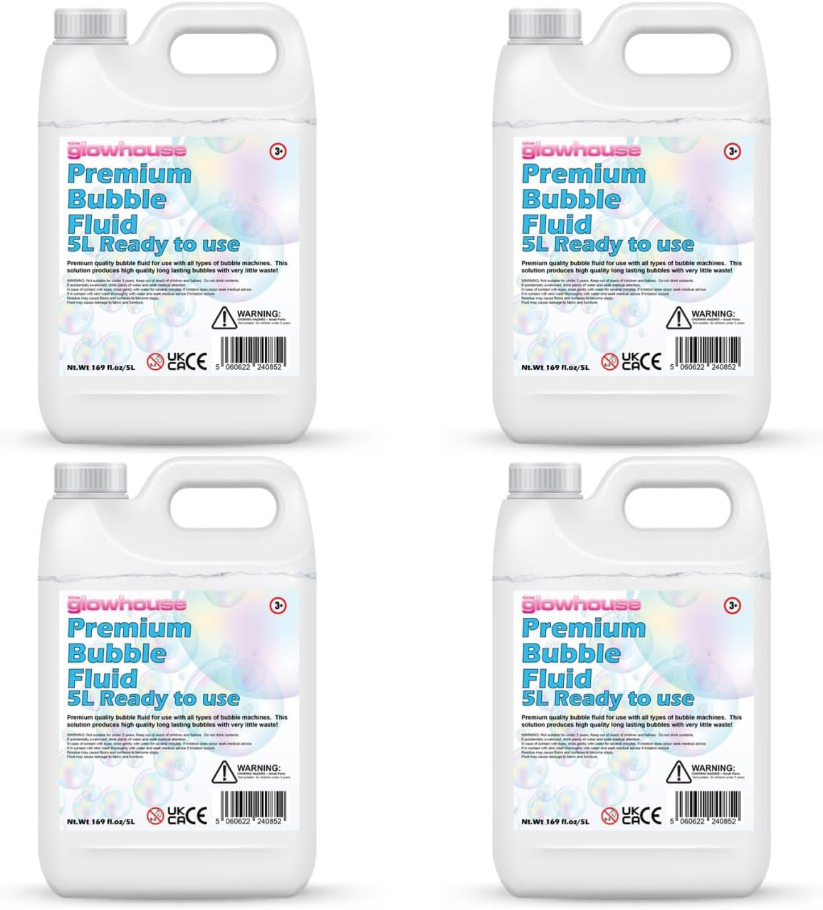 The Glowhouse Premium Quality 5 Litre Bubble Fluid Kids Bubble Solution Bubble Machine (20 Litre)