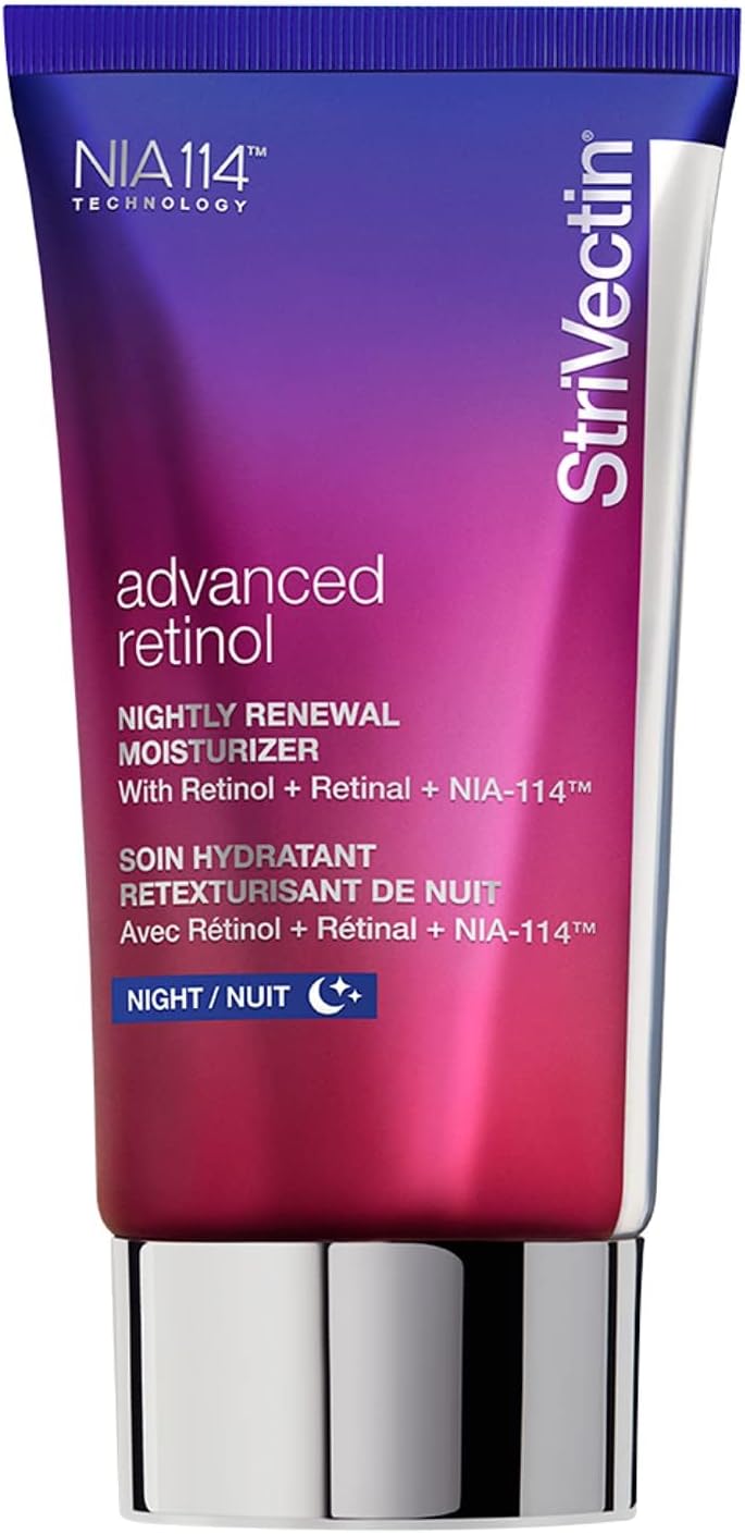 StriVectin Advanced Retinol Intensive Night Moisturizer, Eye Cream, Serum, Reduce Fine Lines and Wrinkles, Targets Visible Signs of Aging for Healthier Skin