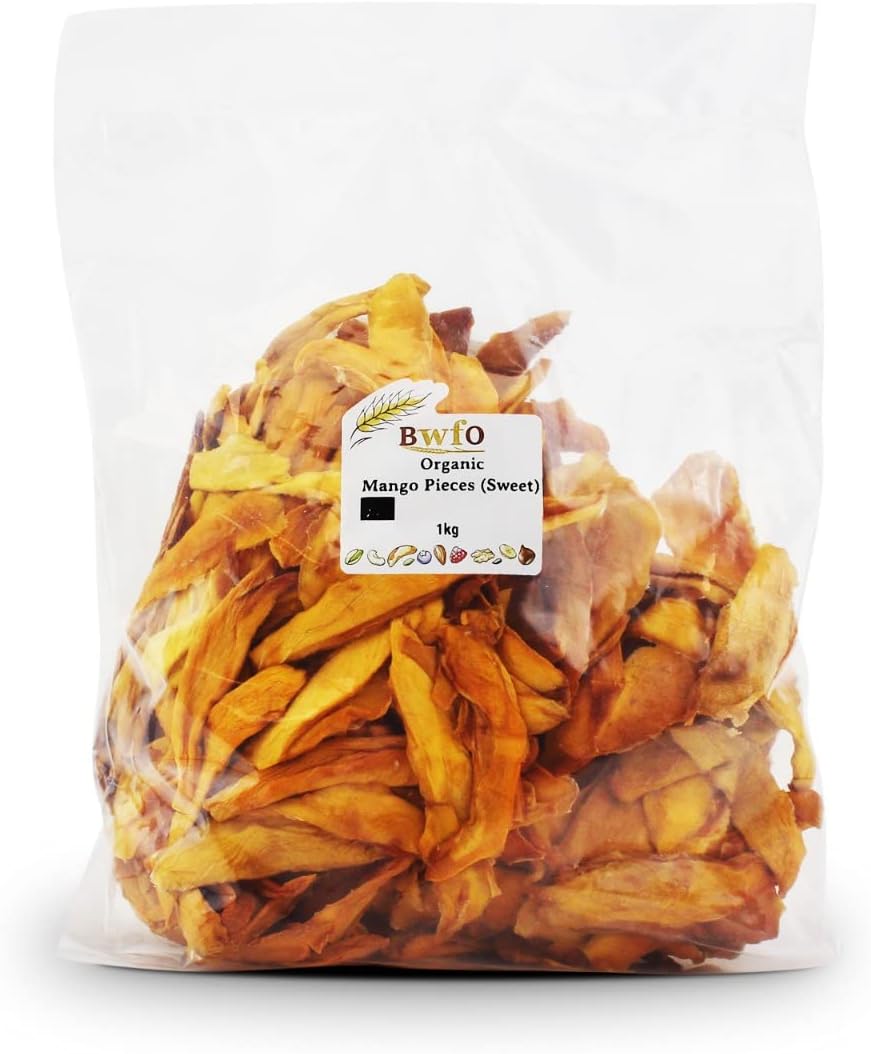 Organic Mango Pieces (Sweet) 1kg (BWFO)