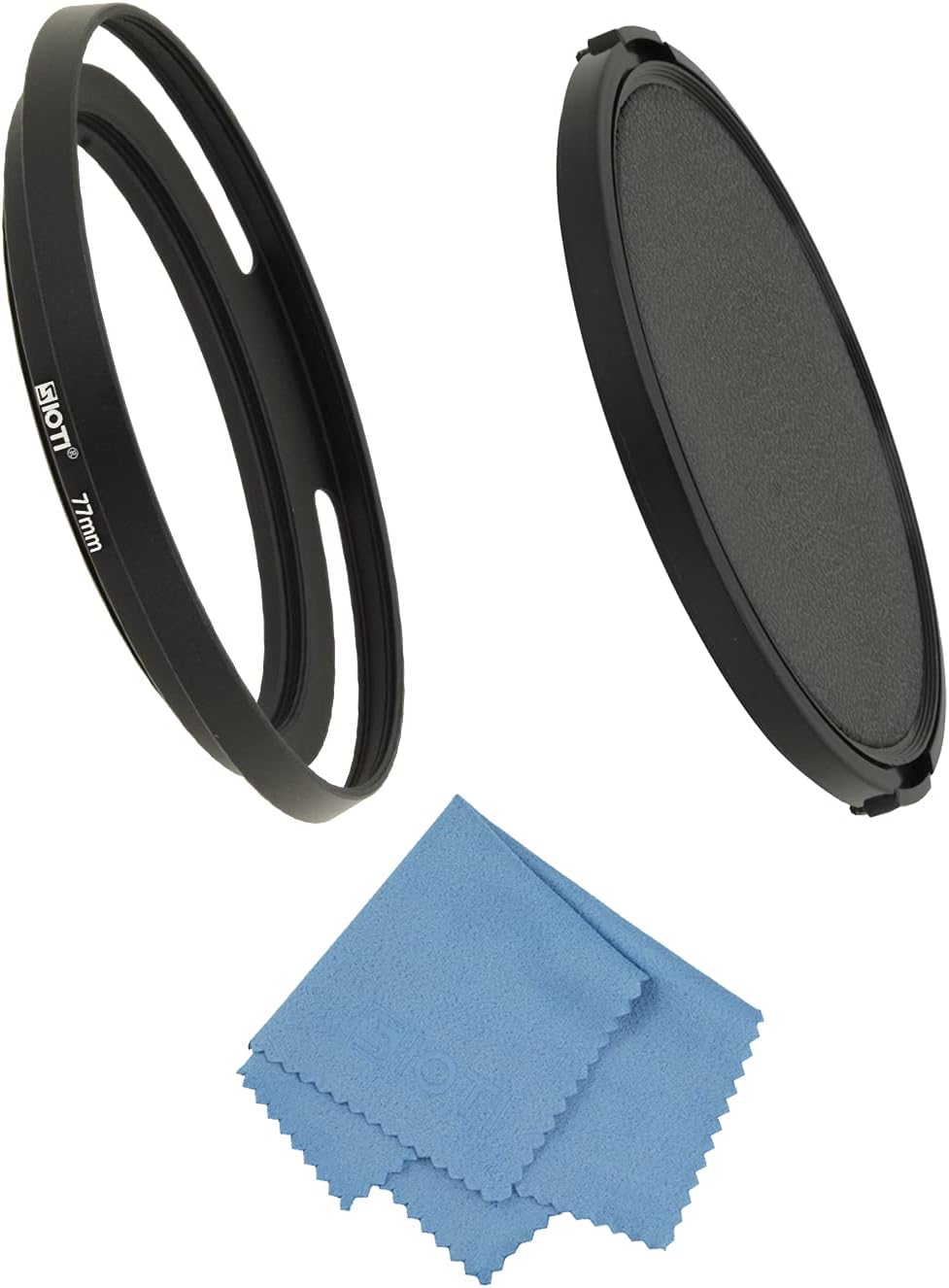 SIOTI 77mm Lens Hood, Matte Treatment Inside, Aluminum Material, Compatible with All Camera Lens S/C/N/F/O/P etc.(77mm)