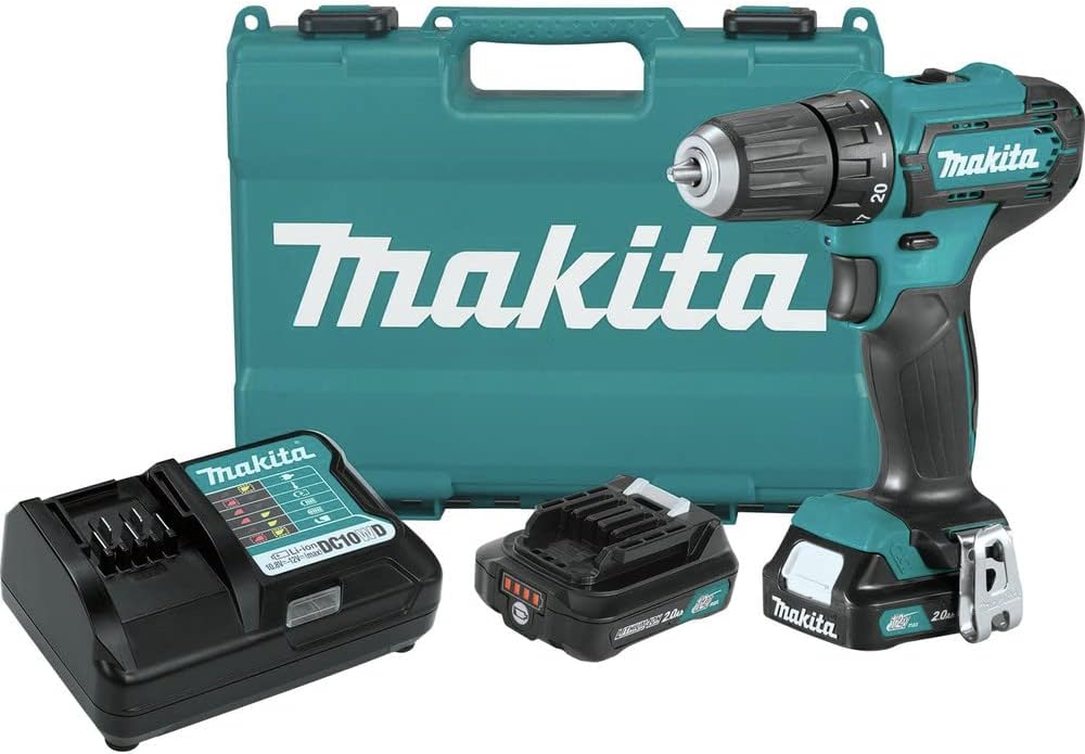 Makita FD09R1 12V max CXT® Lithium-Ion Cordless 3/8" Driver-Drill Kit (2.0Ah)