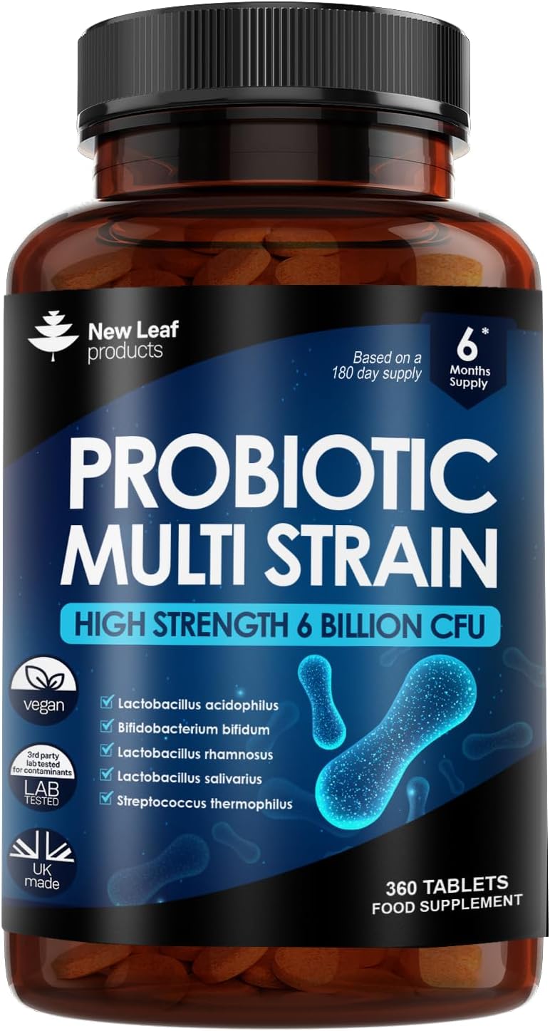 Bio-Cultures Supplements Multi Strain Acidophilus 360 Tablets High Strength - Digestive & Gut Health Supplements Lactobacillus Natural Cultures for Gut Health - Vegan, GMO-Free, Gluten-Free, UK Made