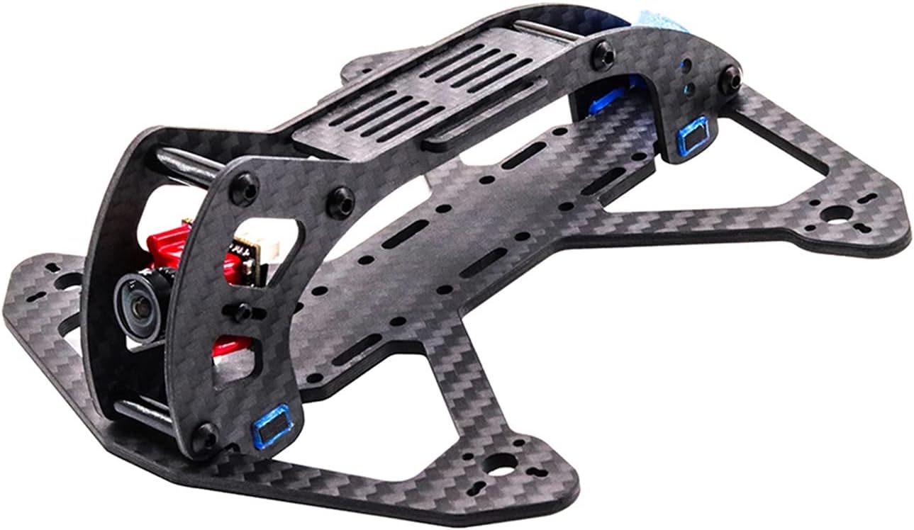 VLIZO for TCMMRC FPV Frame Caterpillar 140 140mm Wheelbase 3 Inch Carbon Fiber Frame Kit FPV Racing Drone Quadcopter Rack Accessories Parts (Color : Frame Kit)