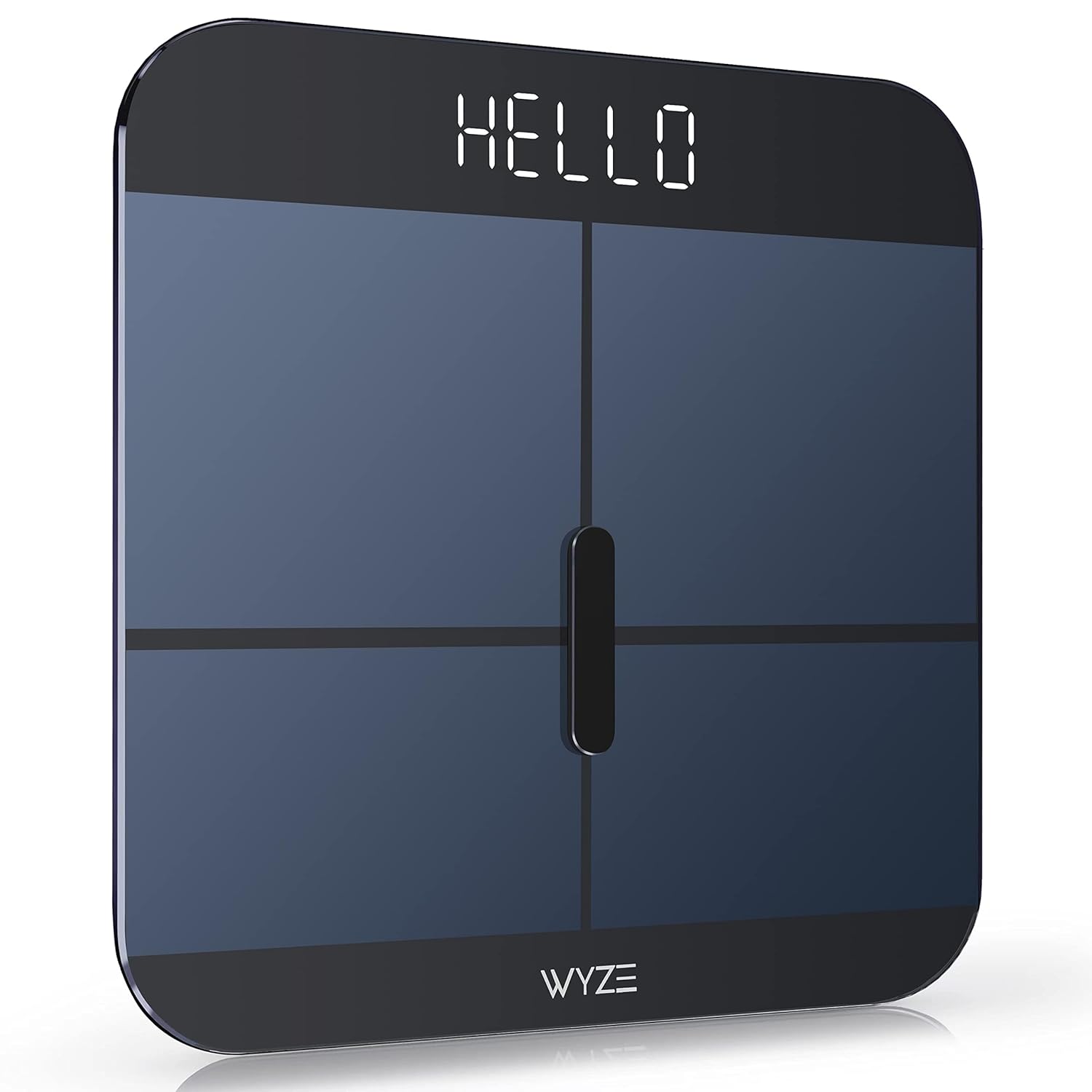 WYZE Smart Scale X for Body Weight, Digital Bathroom Scale for BMI, Body Fat, Water and Muscle, Heart Rate Monitor, Body Composition Analyzer for People, Baby, Pet, 400 lb, Black