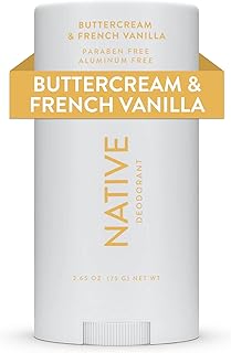 Native Deodorant Contains Naturally Derived Ingredients, 72 Hour Odor Control | Seasonal Scents for Women and Men, Aluminum Free with Baking Soda, Coconut Oil & Shea Butter | Buttercream & Vanilla