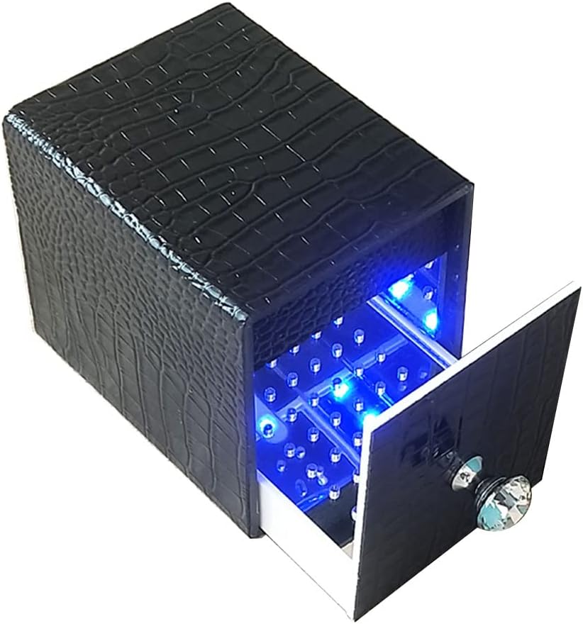 Dust-proof Box With Handle For Case Storage Manicure Pedicure SPA Salon Equipment For Sundry Beauty Hair Nail Metal Tool Manicure Tool Box Storage Personal Case Professional Manicurist Nails Pedicure