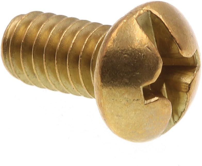 Prime-Line 9005146 Machine Screws, Round Head, Phillips/Slotted Combination Drive, 1/4-20 x 1/2 In. (25 Pack)