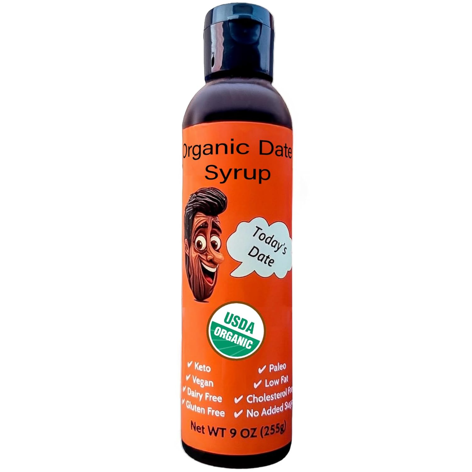 Today's Date | Organic Date Syrup | 9 fl oz | Vegan, Gluten Free, Keto, Paleo, No Added Sugar | Low Gi Foods For Breakfast