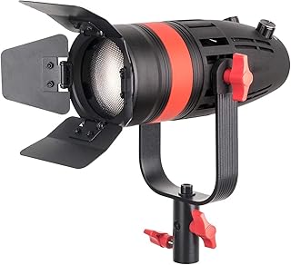 Came-TV Boltzen 55W COB Led Video Light, Daylight Color 5600K Fresnel Focusable TLCI 98+ CRI 96+ Photography Lighting, APP Control Continuous Light for Portrait Wedding Outdoor Shooting YouTube