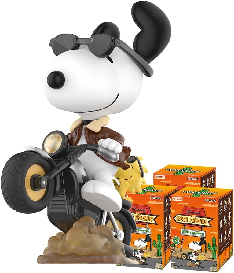 POP MART Snoopy The Best Friends Series Figures 3Boxes 2.5 inches Articulated Character Premium Design gifts for women Fan-Favorite blind box Collectible Toy Art Toy Action Figure