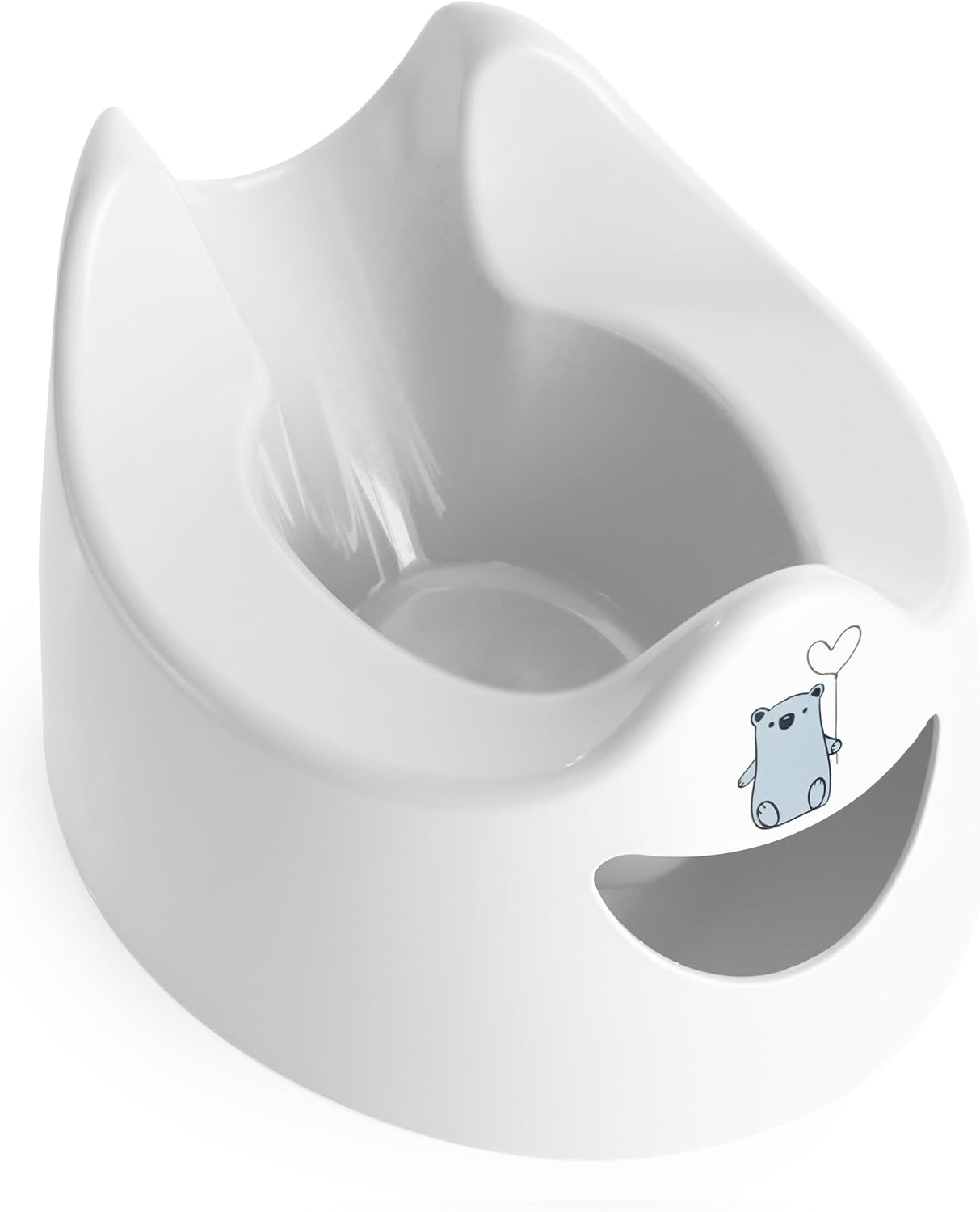 Toddler Essentials Easy Pour Potty - White | Portable Potty Training Toilet Seat for Toddlers | Hygienic, Easy to Clean, and Travel-Friendly (Previously Known as Pourty)