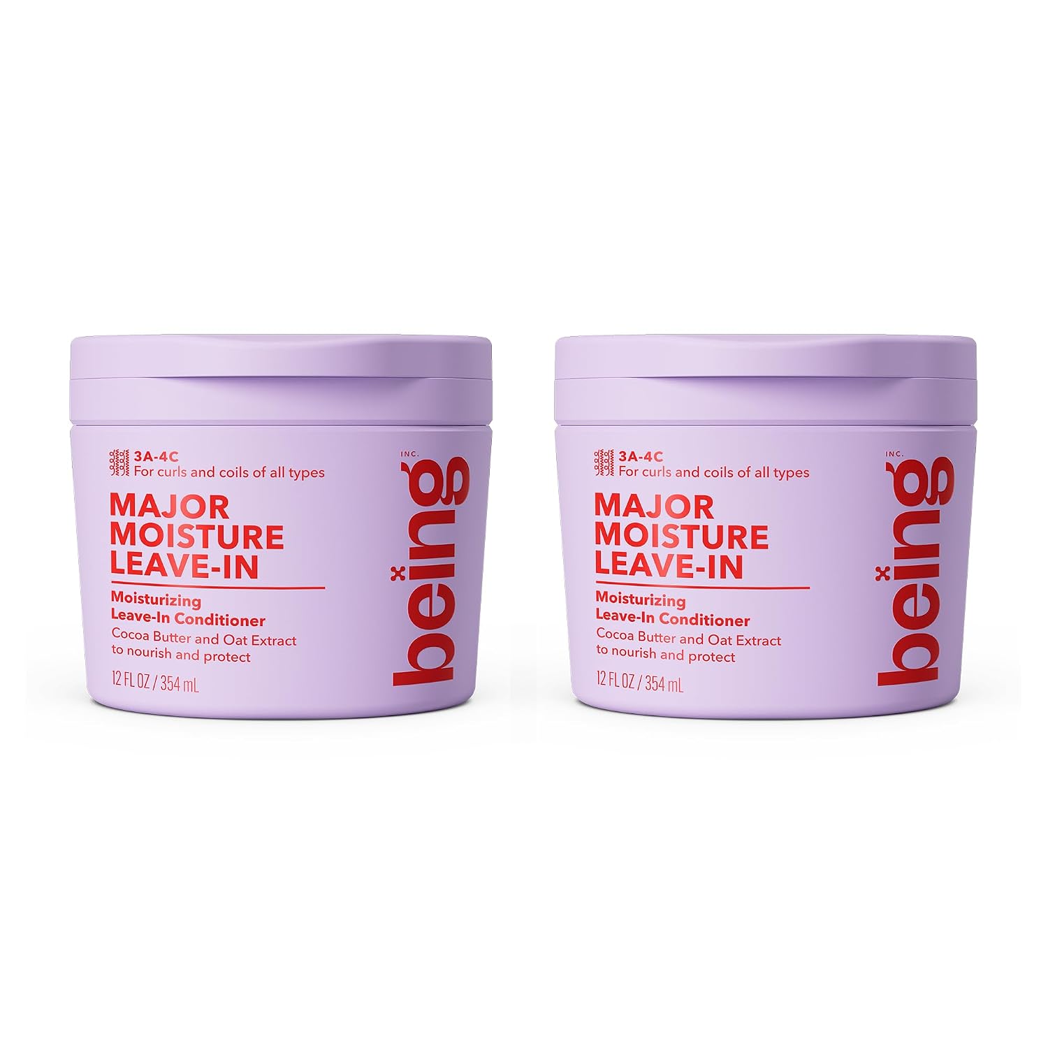 being MAJOR MOISTURE Moisturising Leave-In Conditioner 354mL(Pack of 2)