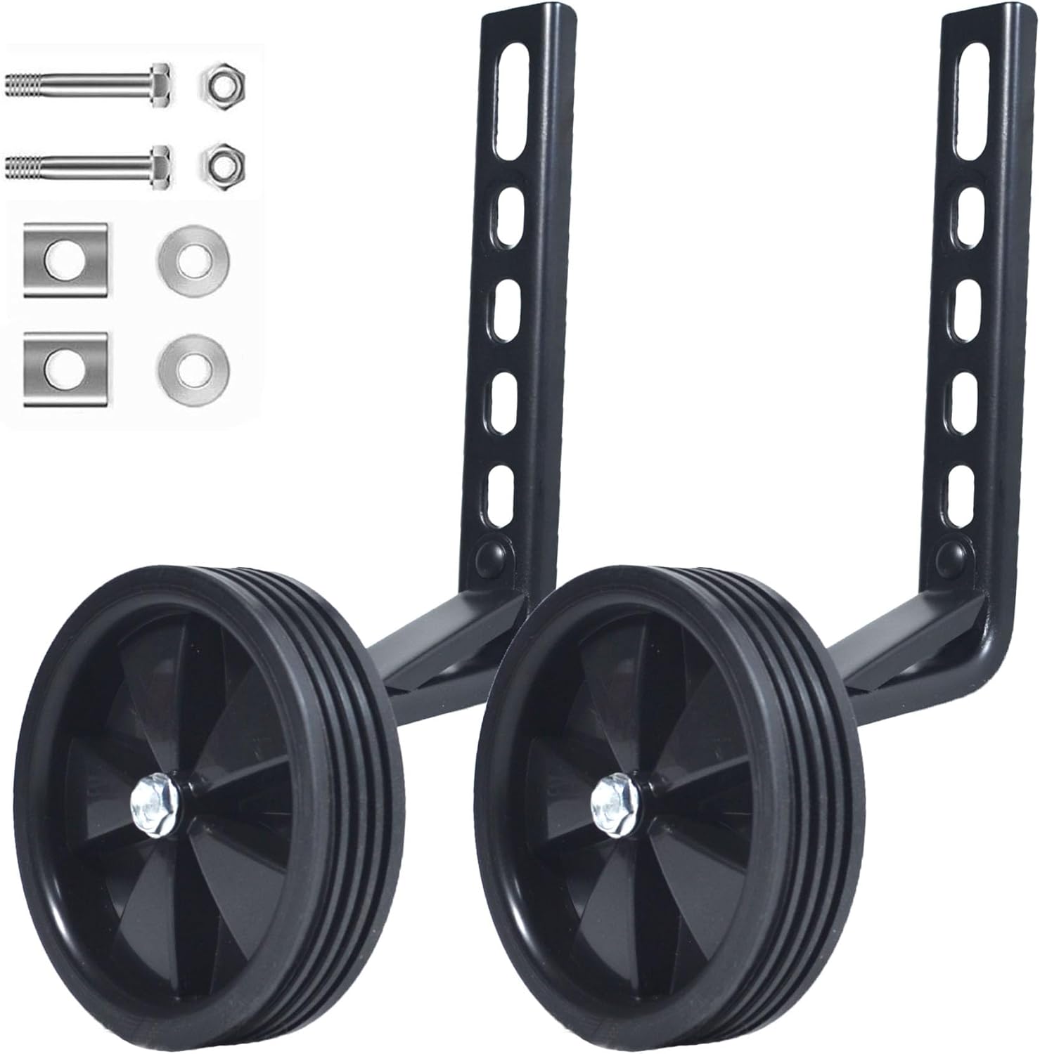 Gugou Training Wheels for 12 14 16 18 20 Inch Kids Bike .Bicycle Training Wheels is Suitable Single Speed Bike
