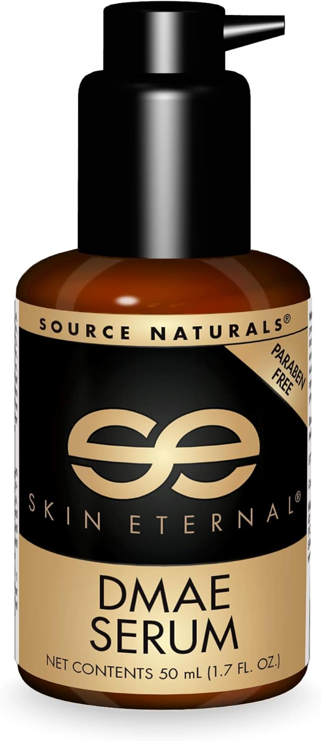 Source Naturals Skin Eternal DMAE Serum - Paraben Free, Supports Soft & Replenished Skin - 1.7 Fluid oz
